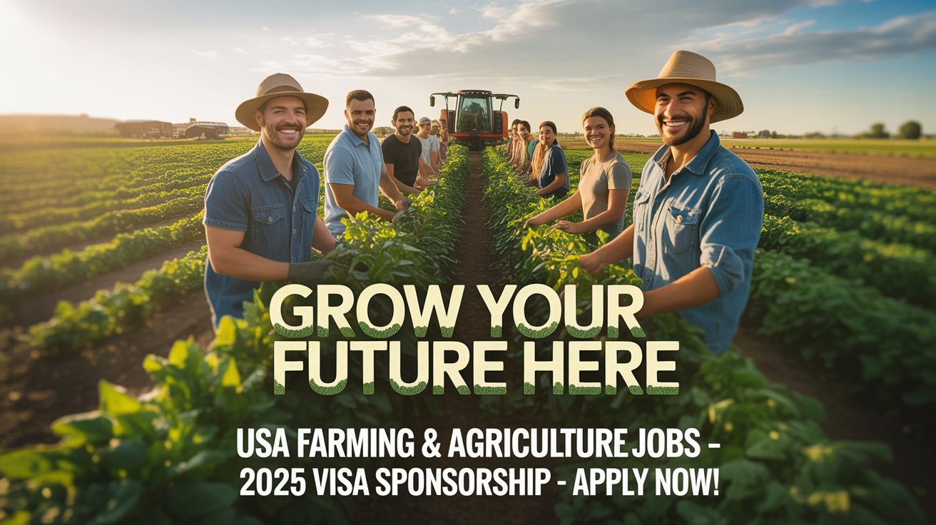 USA Farming & Agriculture Jobs with Visa Sponsorship in 2025 – Apply Now