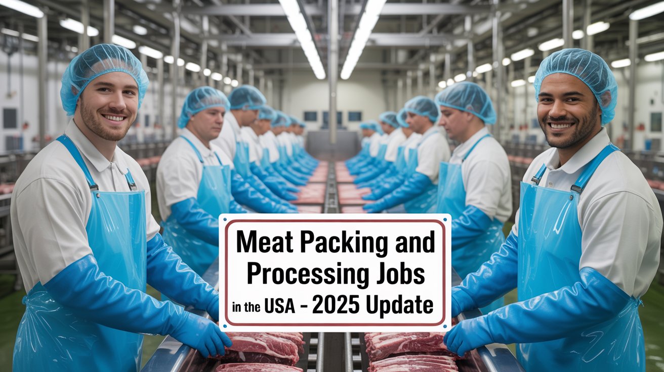 Meat Packing and Processing Jobs in the USA with Sponsorship – 2025 Update