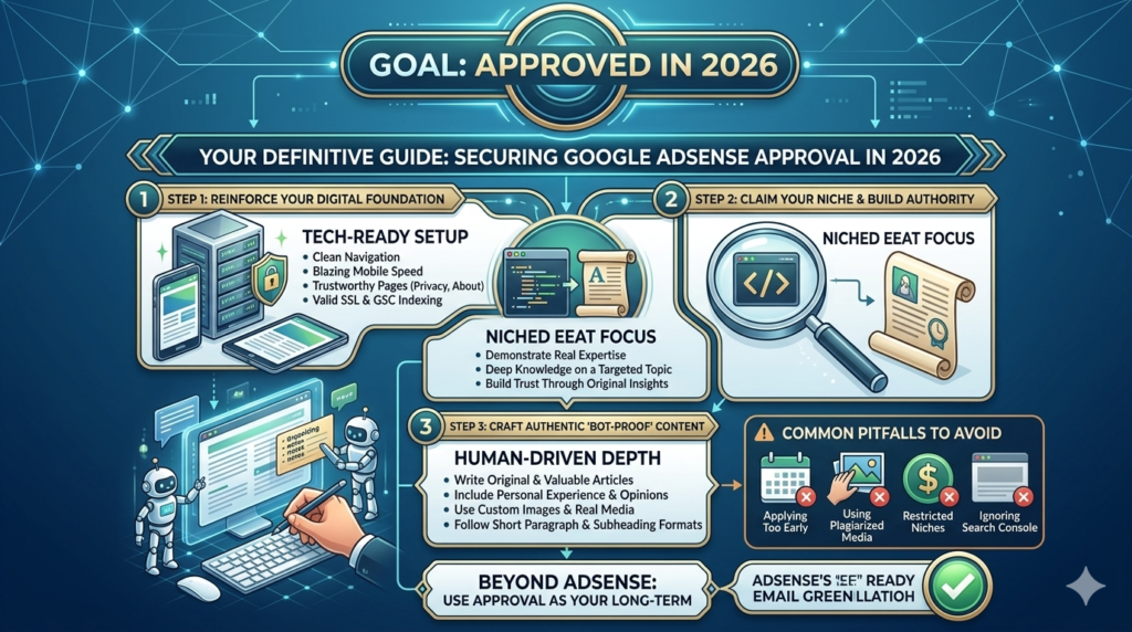 How to Adsense Approve site in 2026