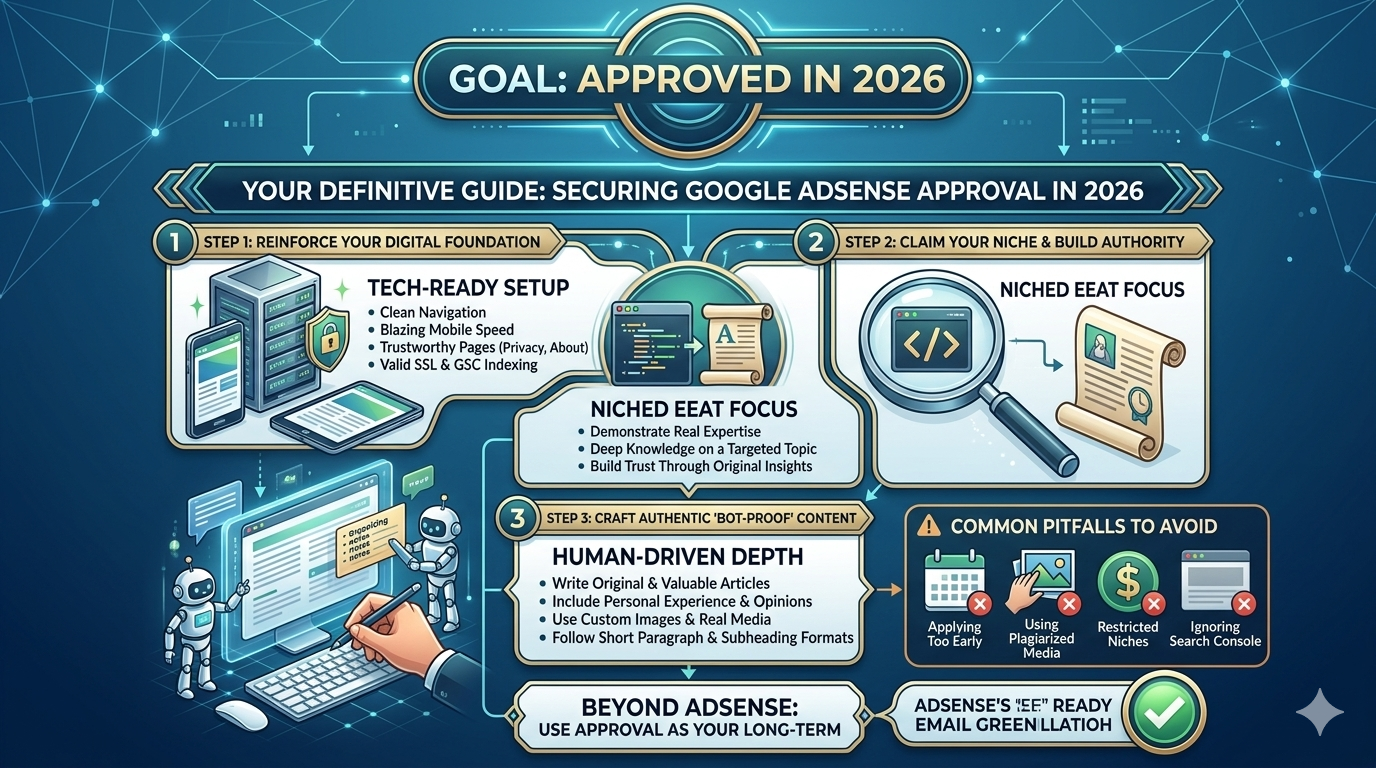 How to Adsense Approve site in 2026